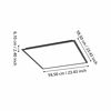 LED-Deckenleuchte 'Moradillo-Z' 33 W 4400 lm RGB warmweiß bis kaltweiß 59,5 x 6,1 cm