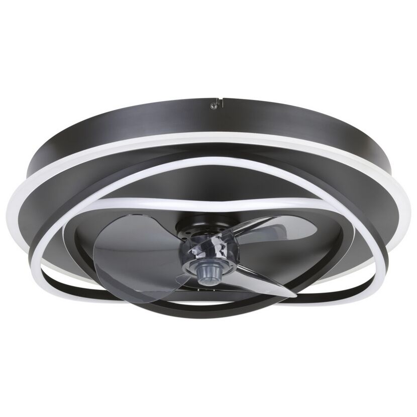 LED-Deckenventilator 'Namori' 27 W 4400 lm warmweiß-kaltweiß Ø 55 cm