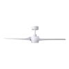 Weißer LED-Deckenventilator 'Orcutt' mit drei Rotorblättern