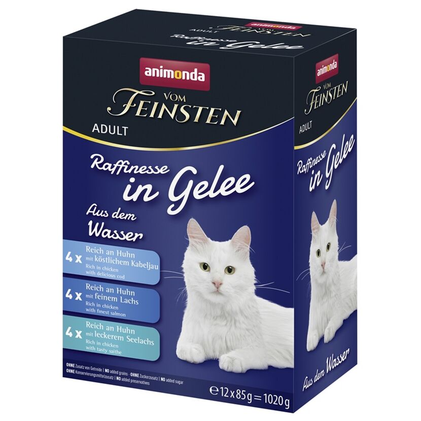 Katzenfutter 'Vom Feinsten' aus dem Wasser 12 x 85 g