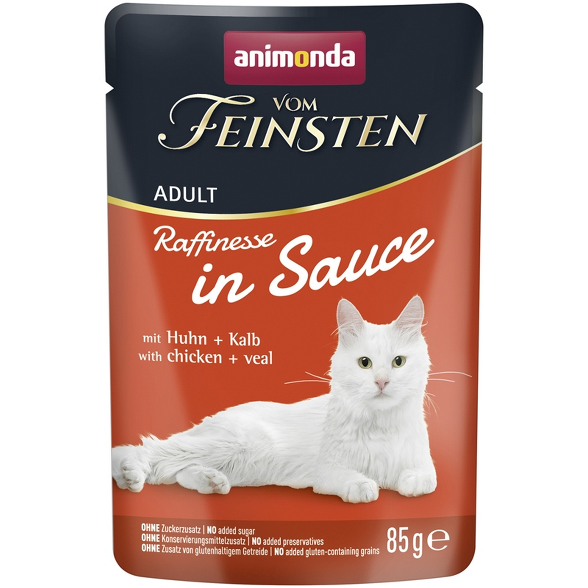 Katzenfutter 'Vom Feinsten' Huhn Kalb 85 g