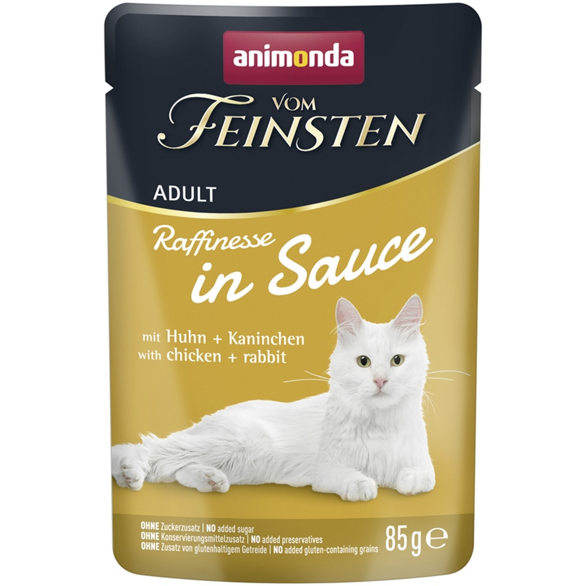 Katzenfutter 'Vom Feinsten' Huhn Kaninchen 85 g
