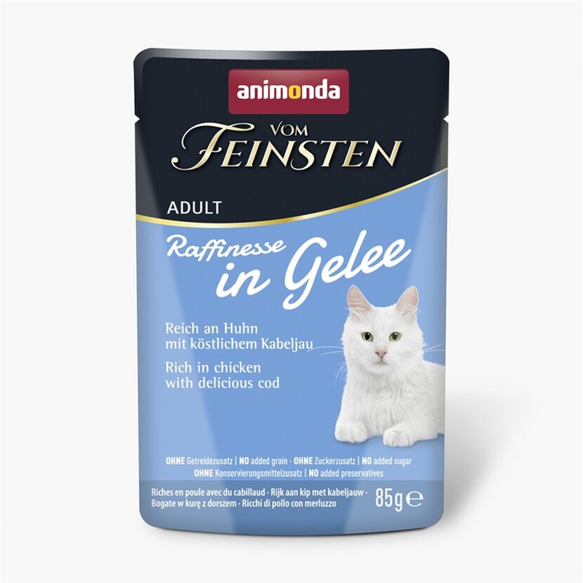 Katzenfutter 'Vom Feinsten' Huhn und Kabeljau 85 g