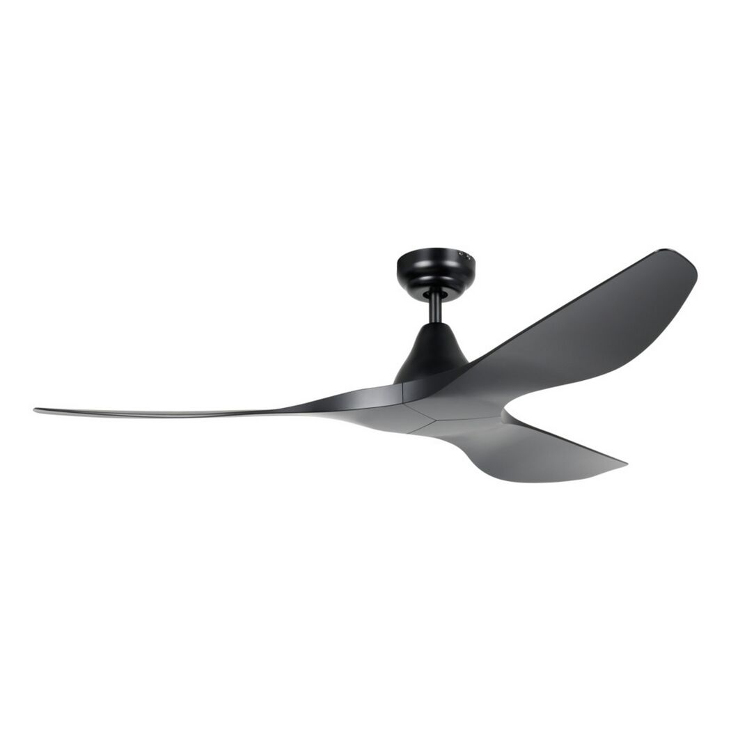 Deckenventilator Portsea schwarz matt