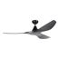 Deckenventilator 'Portsea' schwarz matt Ø 132 cm
