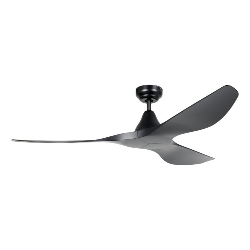 Deckenventilator 'Portsea' schwarz matt Ø 132 cm