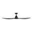 Deckenventilator 'Portsea' schwarz matt Ø 132 cm