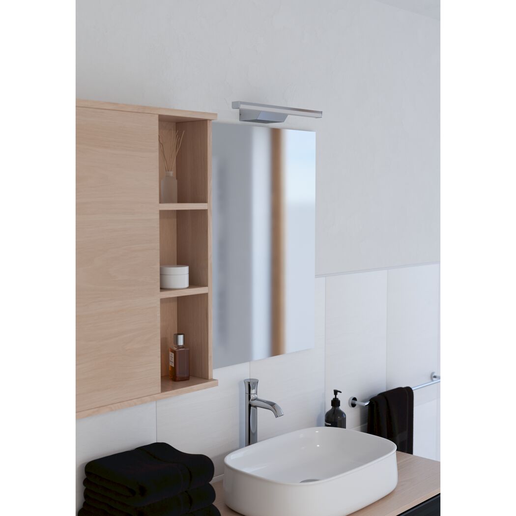 LED-Spiegelleuchte 'connect.z' dimmbar LED 12 W 1350 lm warmweiß bis kaltweiß