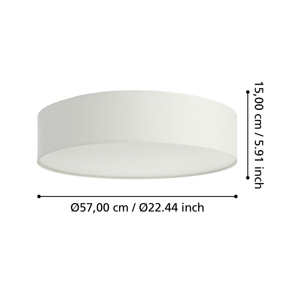 LED-Deckenleuchte 'Romao-Z' 35 W 3500 lm RGB warmweiß bis kaltweiß Ø 57 cm