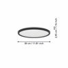 LED-Deckenleuchte 'Rovito' 13,9 W 1750 lm warmweiß, neutralweiß, kaltweiß Ø 30 cm