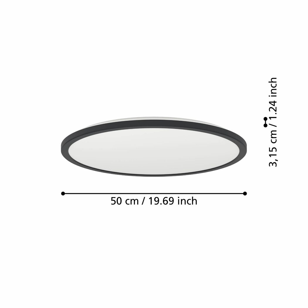 LED-Deckenleuchte 'Rovito' 16,8 W 2900 lm warmweiß, neutralweiß, kaltweiß Ø 50 cm