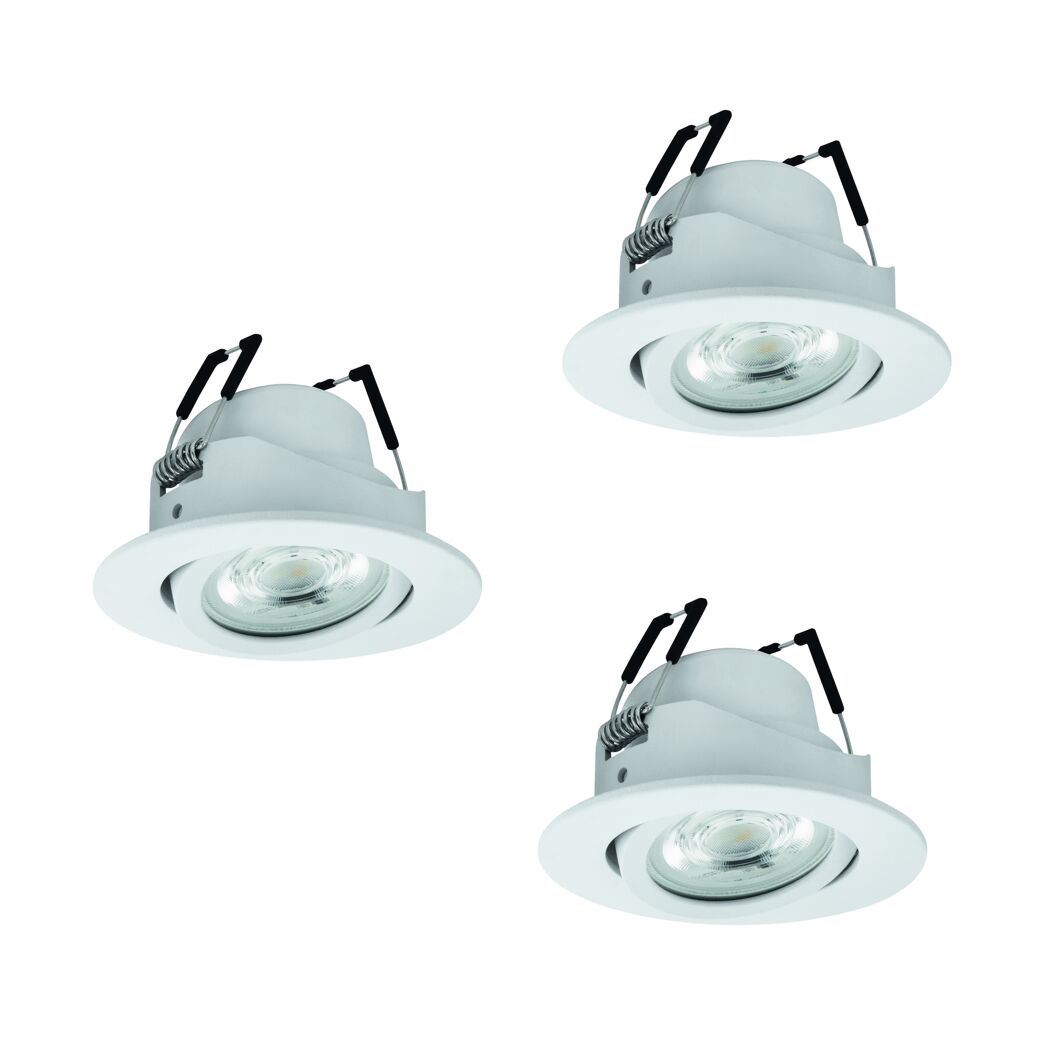 LED-Einbauleuchte 'Saliceto-Z' dimmbar 4,9 W 1470 lm warmweiß bis kaltweiß RGB Ø 8,8 cm 3 Stück