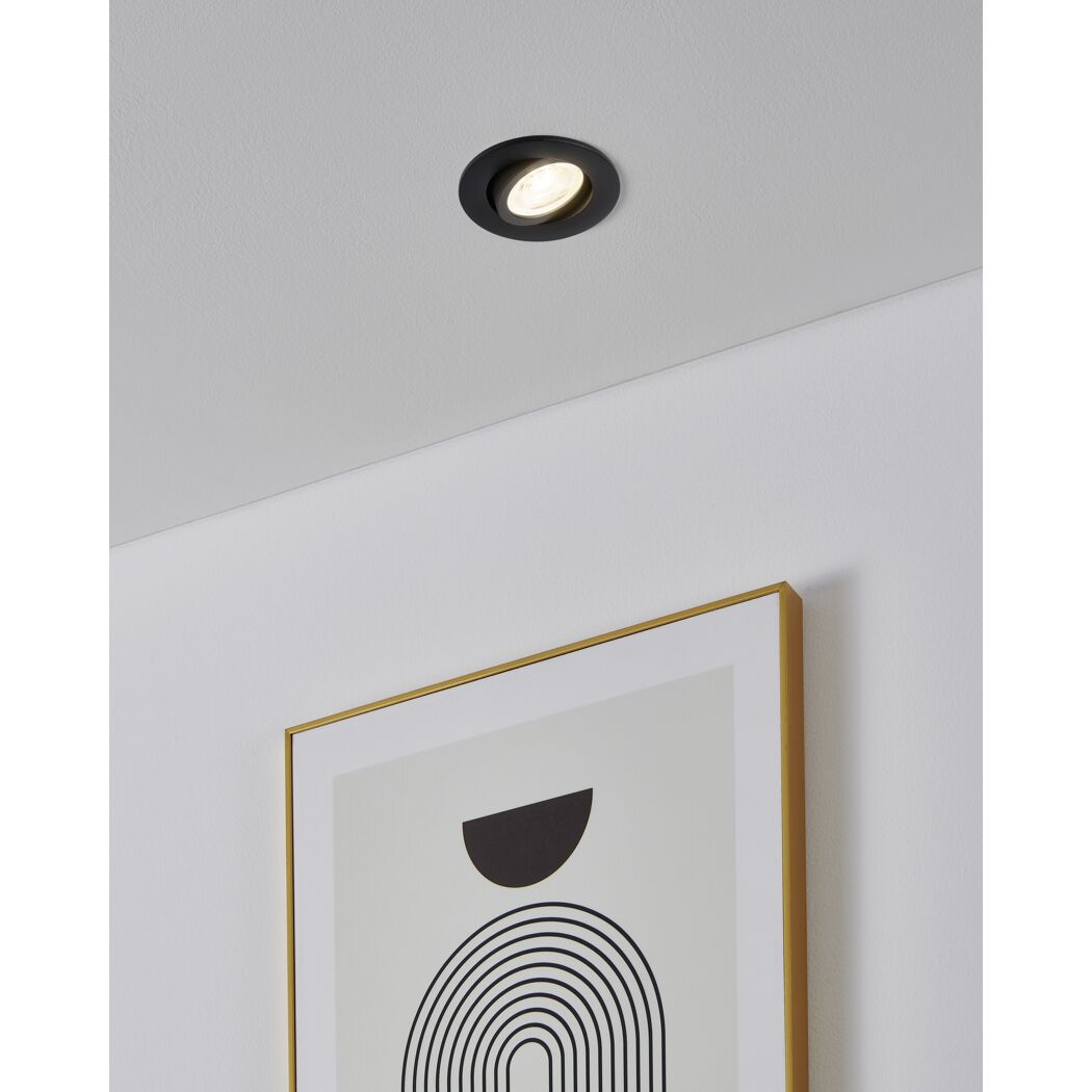 LED-Einbauleuchte 'Saliceto-Z' dimmbar 4,9 W 1470 lm warmweiß bis kaltweiß RGB Ø 8,8 cm 3 Stück
