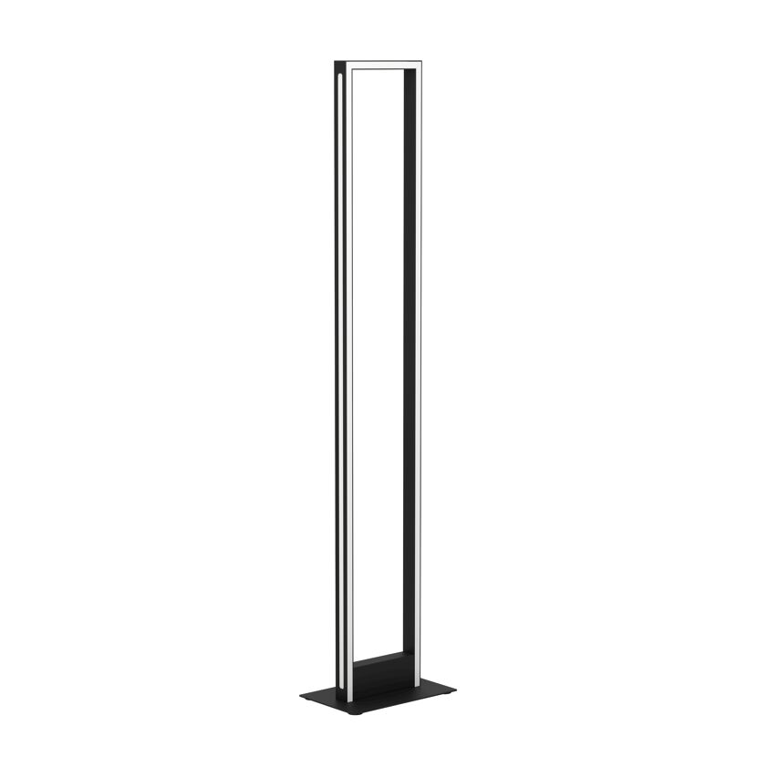 LED-Stehleuchte 'Salvilanas-Z' ZIG-CCT schwarz/weiß 130,5 cm