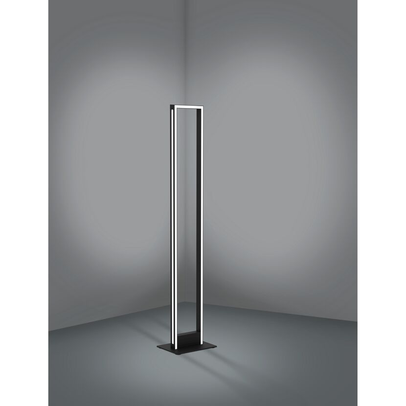 LED-Stehleuchte 'Salvilanas-Z' ZIG-CCT schwarz/weiß 130,5 cm