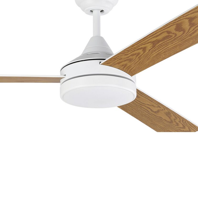 LED-Deckenventilator 'Sesimbra' 19 W 2300 lm warmweiß-tageslichtweiß Ø 132 cm