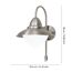 Außenwandleuchte 'Sidney' mit Bewegungsmelder 60 W warmweiß IP 44 Ø 27 x 37,5 cm