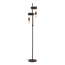 Stehleuchte 'Townshend 4' E27 braun antik 25 x 169 cm