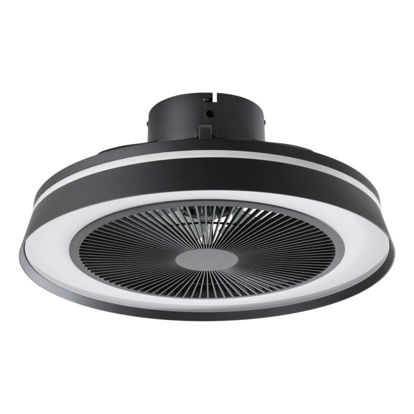 LED-Deckenventilator 'Vallonia' 31,5 W 3200 lm warmweiß-tageslichtweiß RGB SW Ø 48 cm