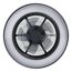 LED-Deckenventilator 'Vallonia' 31,5 W 3200 lm warmweiß-tageslichtweiß RGB SW Ø 48 cm