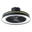 LED-Deckenventilator 'Vallonia' 31,5 W 3200 lm warmweiß-tageslichtweiß RGB SW Ø 48 cm