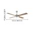 Deckenventilator mit Licht 'Varadero' E27 Ø 122 cm