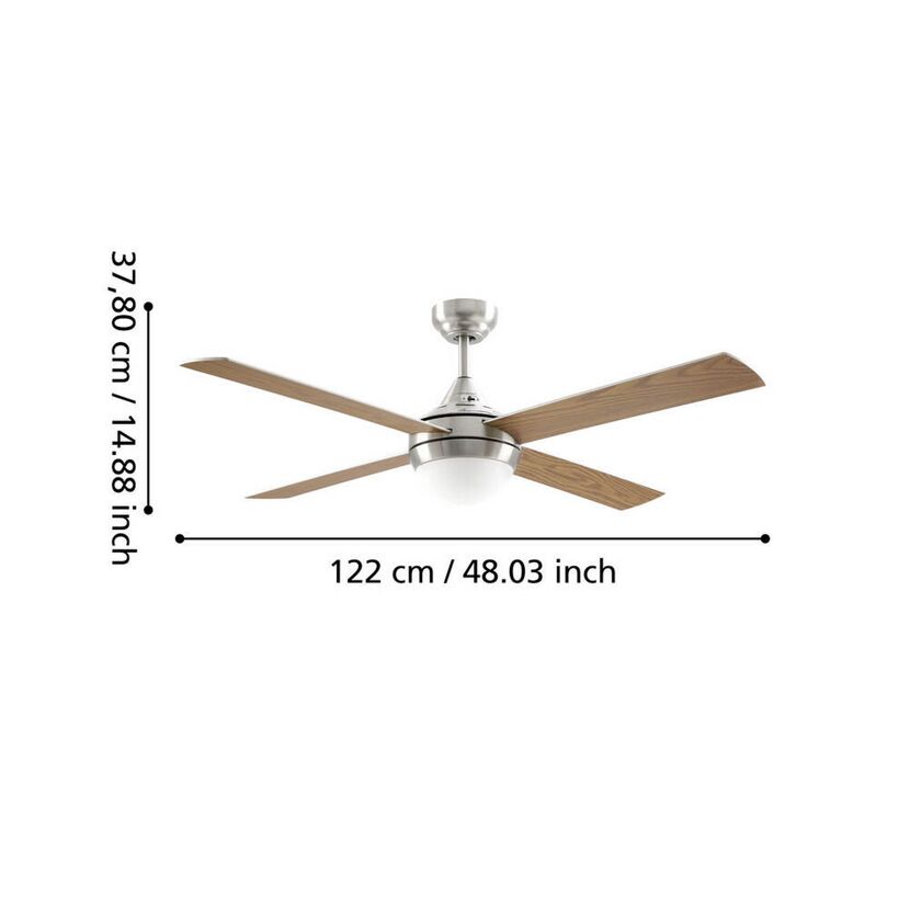 Deckenventilator mit Licht 'Varadero' E27 Ø 122 cm