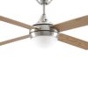 Deckenventilator Varadero mit Holzflügeln und integriertem Licht