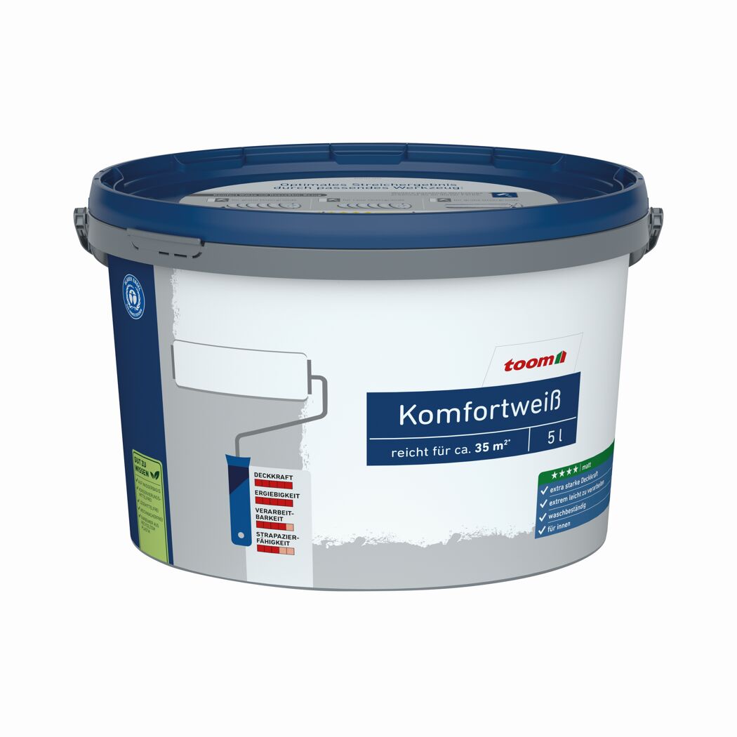 Komfortweiß matt 5 l