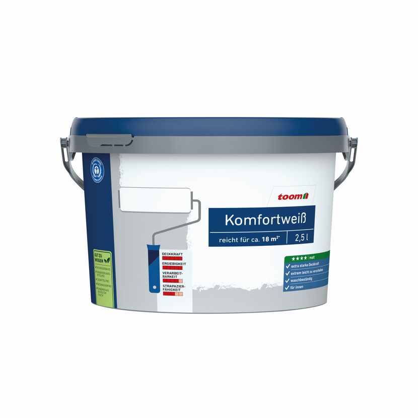 Komfortweiß matt 2,5 l