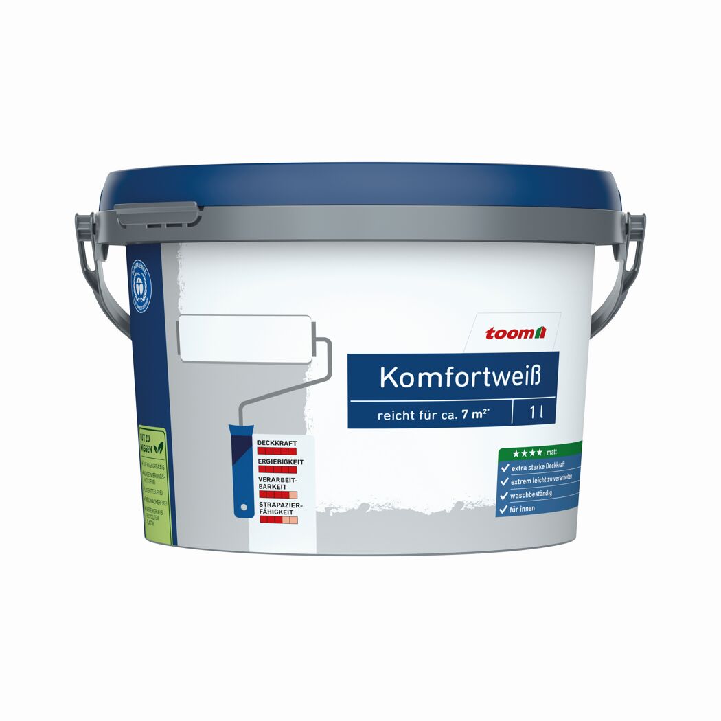 Komfortweiß matt 1 l