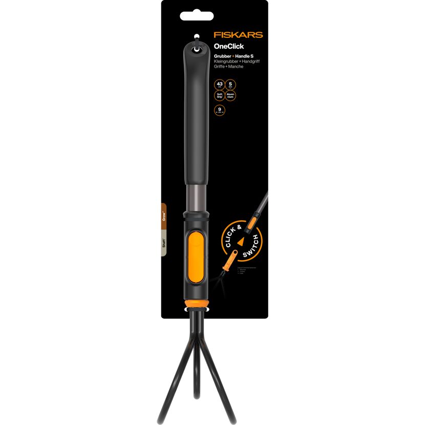 Kleingrubber 'OneClick' mit Handgriff 43,6 cm