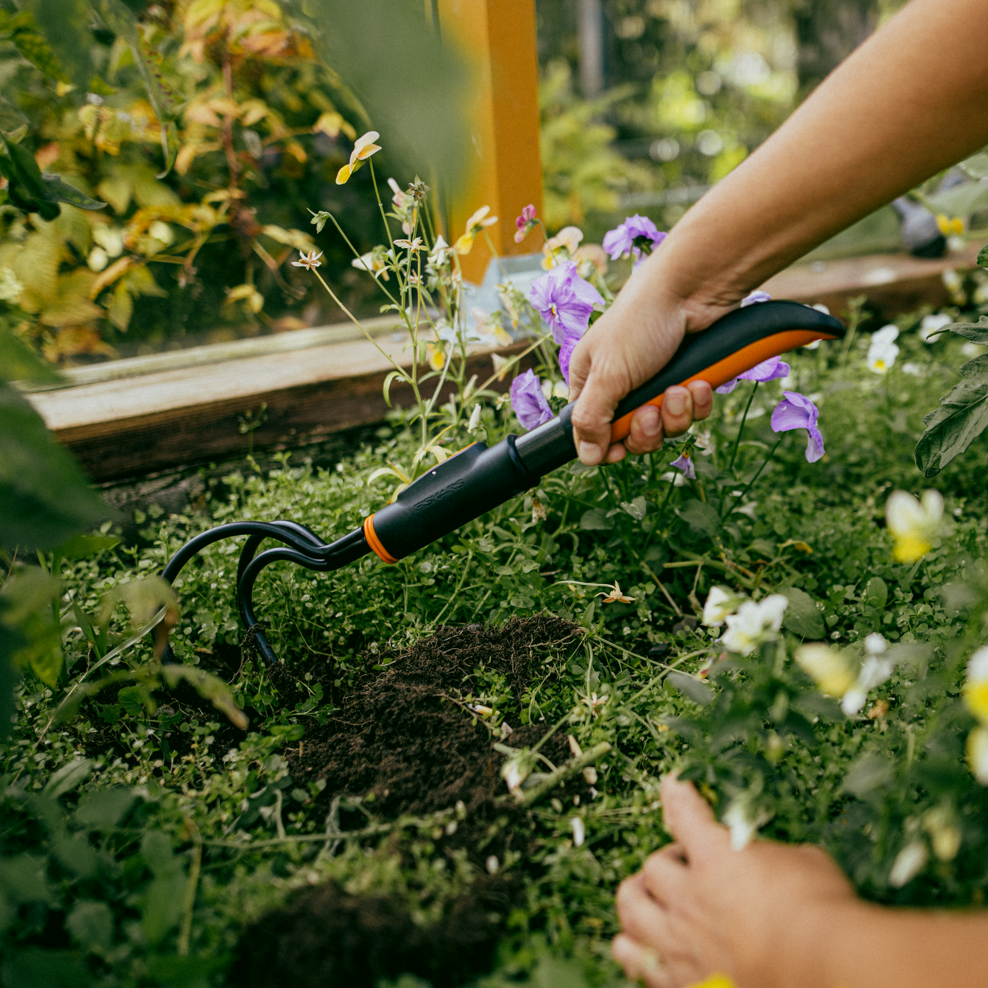 Kleingrubber 'OneClick' mit Handgriff 43,6 cm