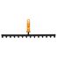 Rechen 'OneClick' 14 Zinken, ohne Stiel 35,9 cm