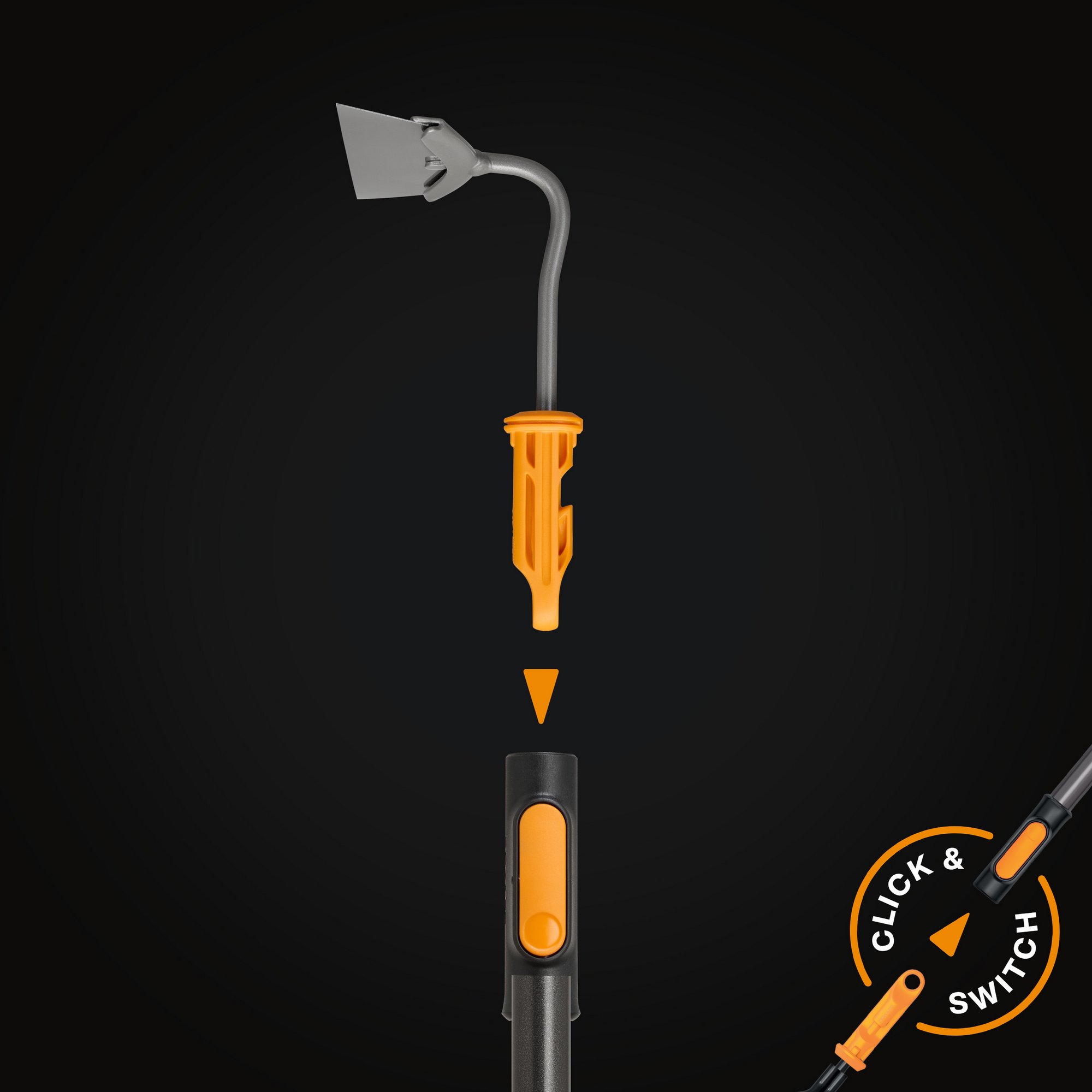 Hacke 'OneClick' ohne Stiel 18,5 cm