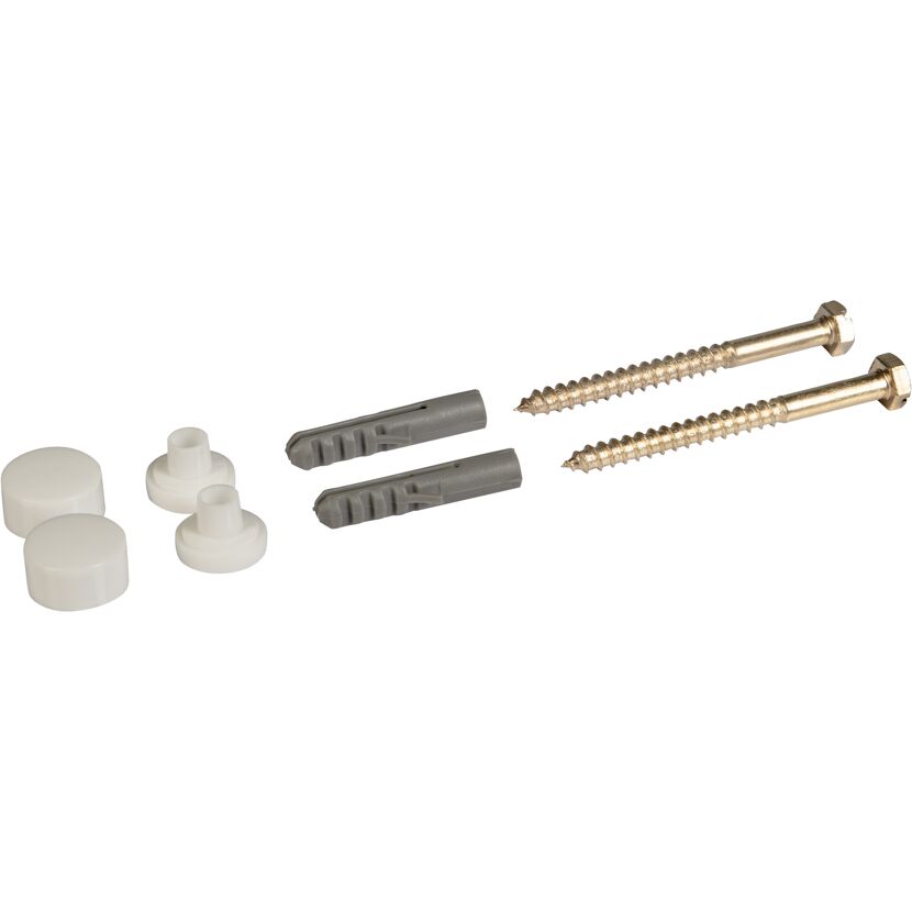 WC‑Anschluss‑Set weiß inklusive Kappe