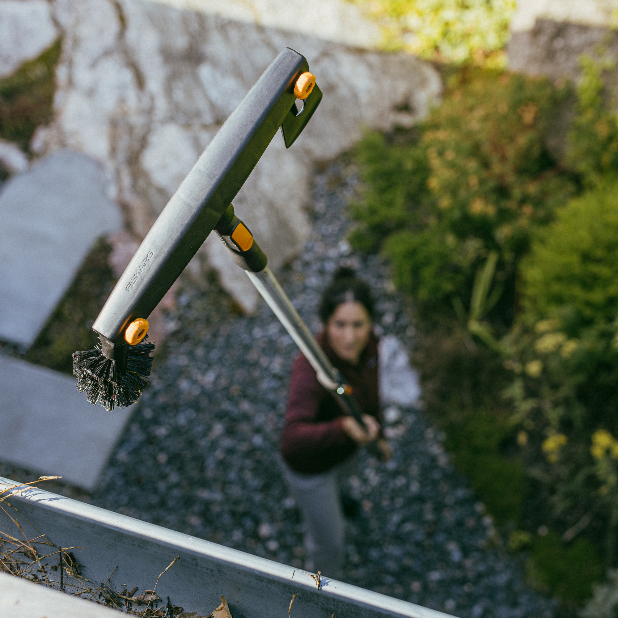 Dachrinnenreiniger 'OneClick' ohne Stiel