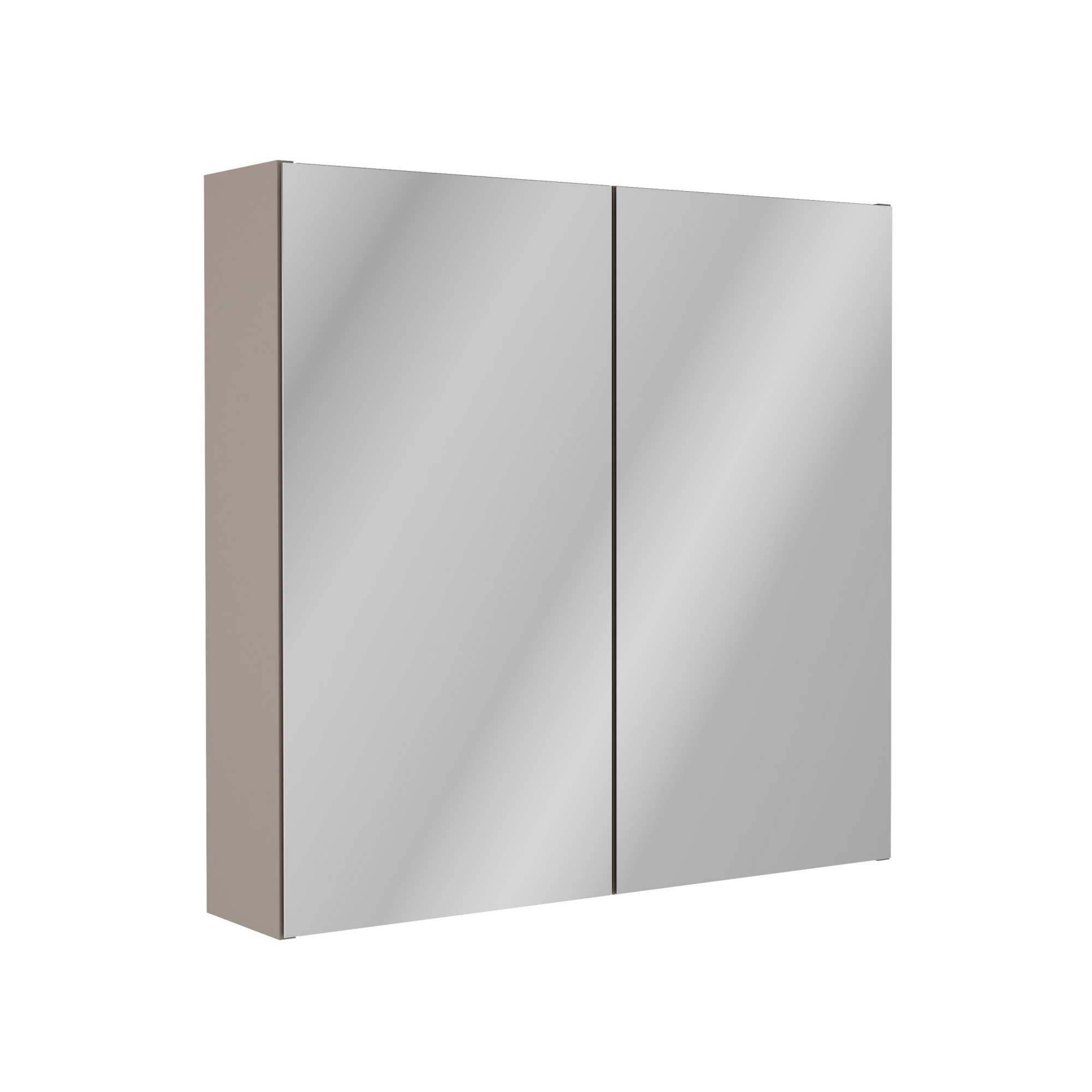 Badmöbelset 'Compact Line' 70 cm 5-teilig Kaschmir mit Spiegelschrank