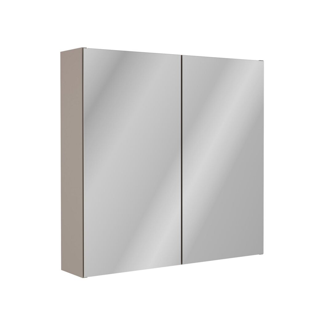 Badmöbelset 'Compact Line' 70 cm 5-teilig Kaschmir mit Spiegelschrank