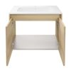 Badmöbelset 'Compact Line' 70 cm 5-teilig eichefarben mit Spiegelschrank