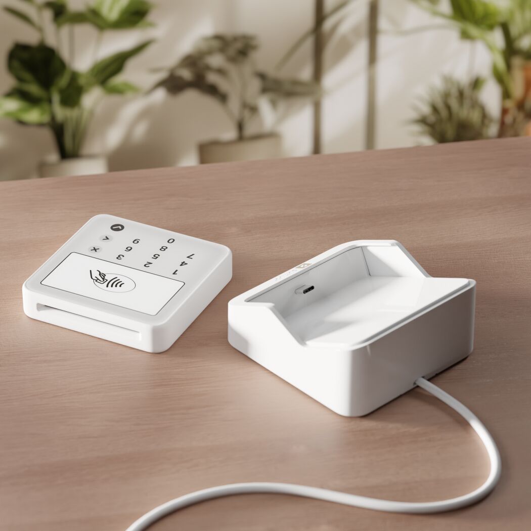 Kartenterminal 'Solo Lite' mit Ladestation