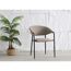 Gartensessel 'Puro' stapelbar Aluminium sand 58 x 83 x 66 cm