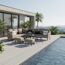 Loungemöbelset 'Riviera' Aluminium beige 6-teilig