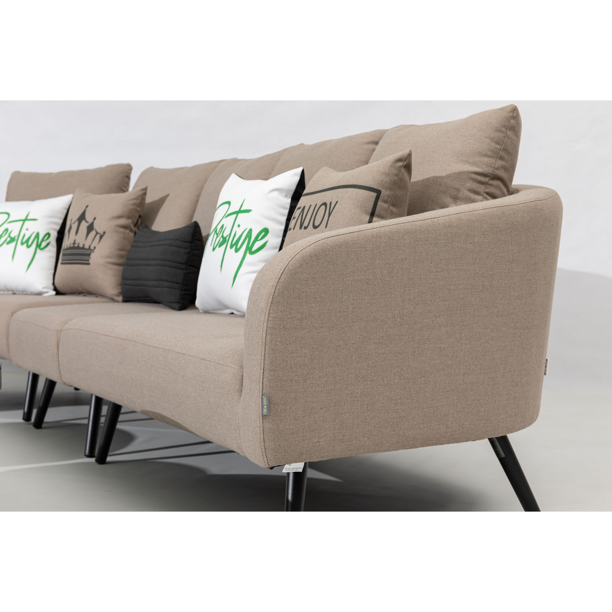 Loungemöbelset 'Riviera' Aluminium beige 6-teilig