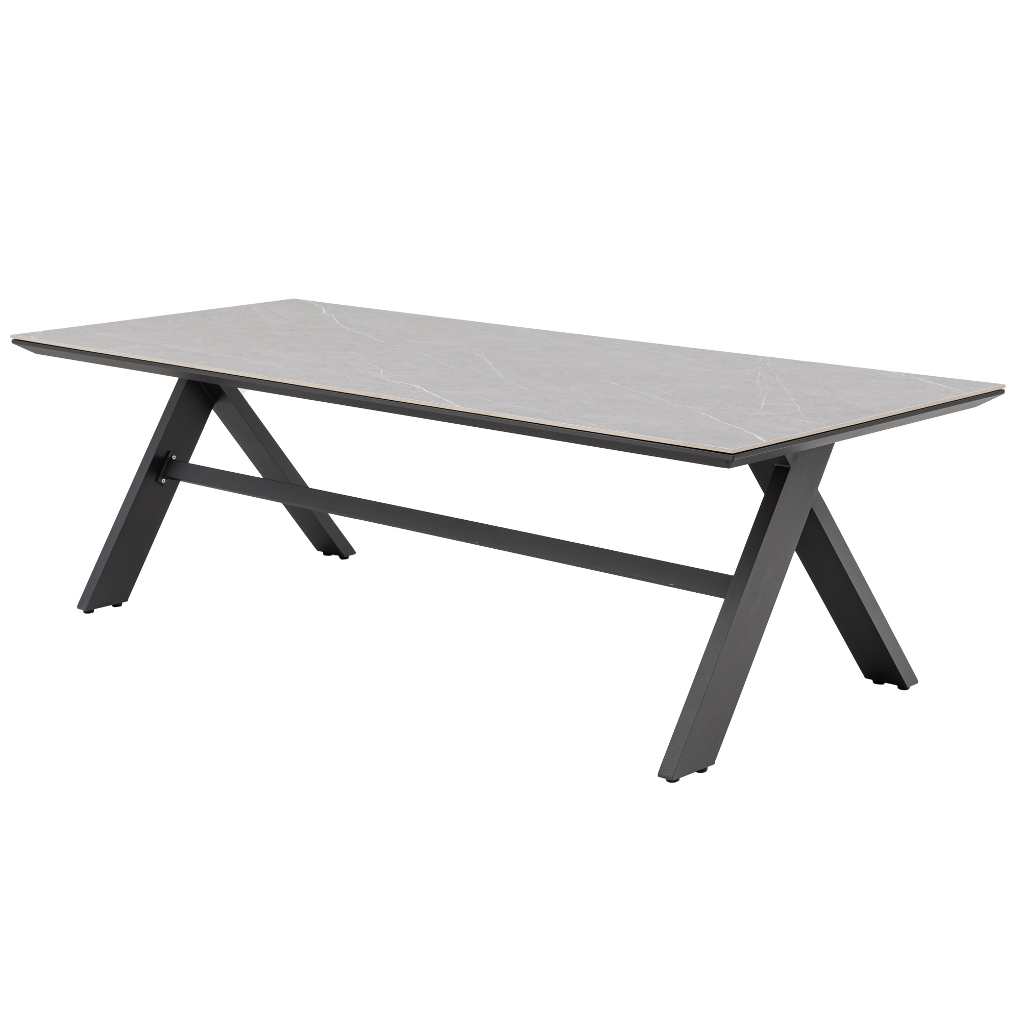 Gartentisch 'Avantage' Aluminium/Sinterstein 240 x 100 x 73,5 cm