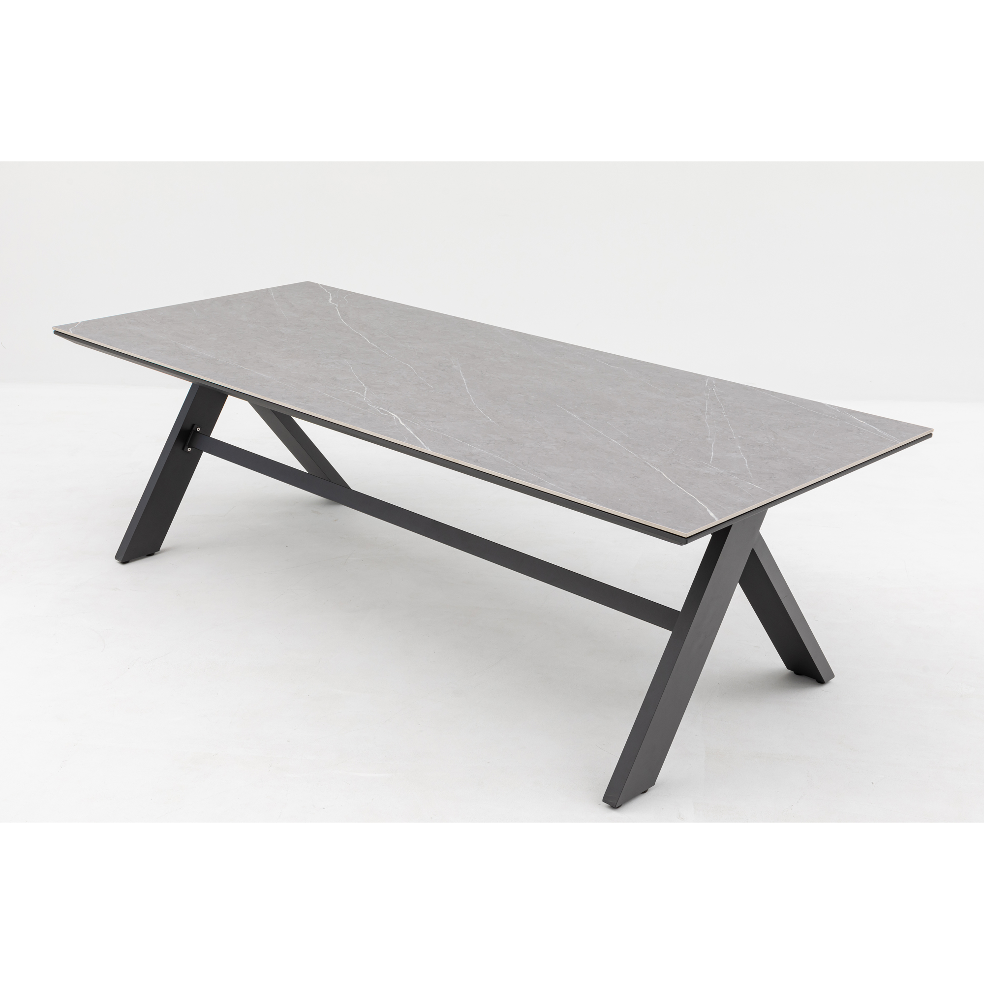 Gartentisch 'Avantage' Aluminium/Sinterstein 240 x 100 x 73,5 cm