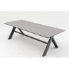 Gartentisch 'Avantage' Aluminium/Sinterstein 240 x 100 x 73,5 cm