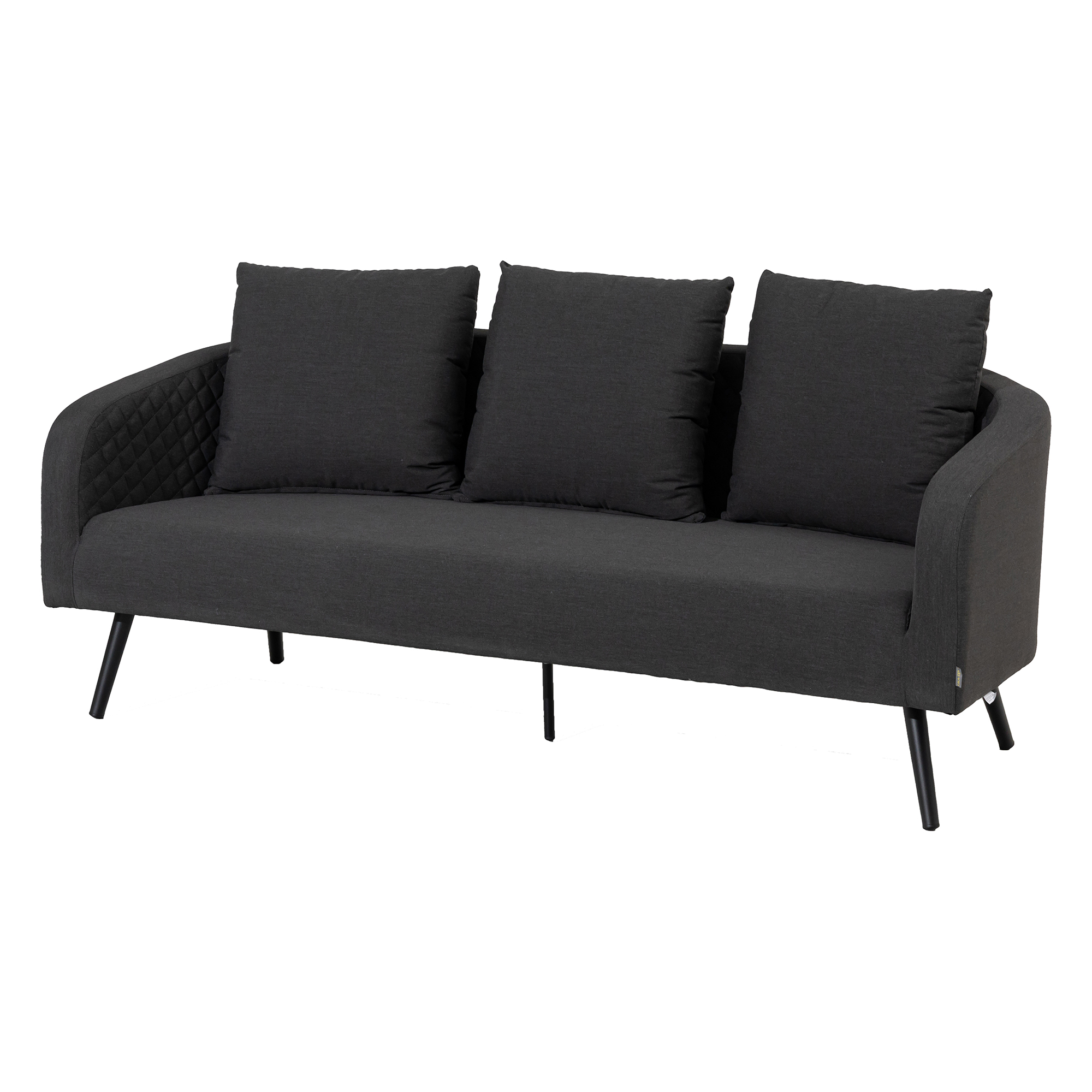 Loungesofa 'Puro' Aluminium anthrazit 199 x 77 x 90 cm
