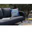 Loungesofa 'Puro' Aluminium anthrazit 199 x 77 x 90 cm