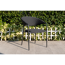 Gartensessel 'Puro' stapelbar Aluminium anthrazit 58 x 83 x 66 cm